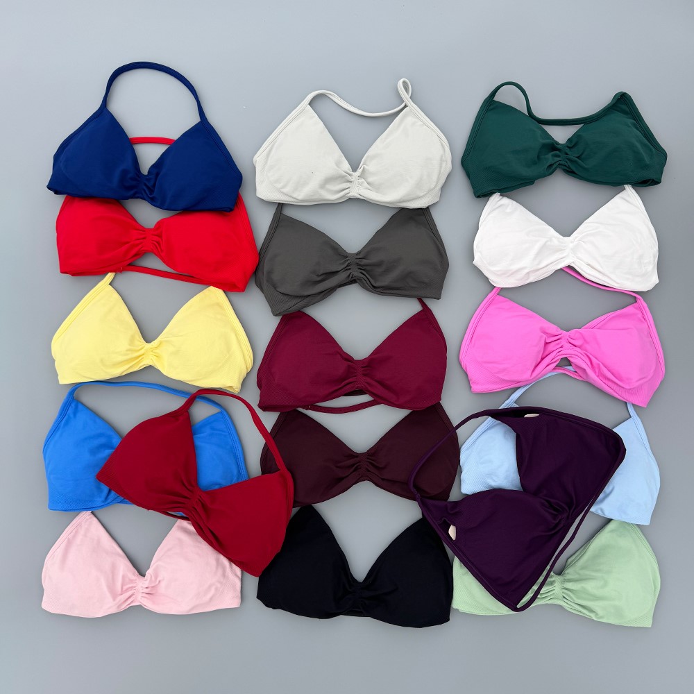 Push Up Bra Padded - Top de Ginástica Feminino com Alças,