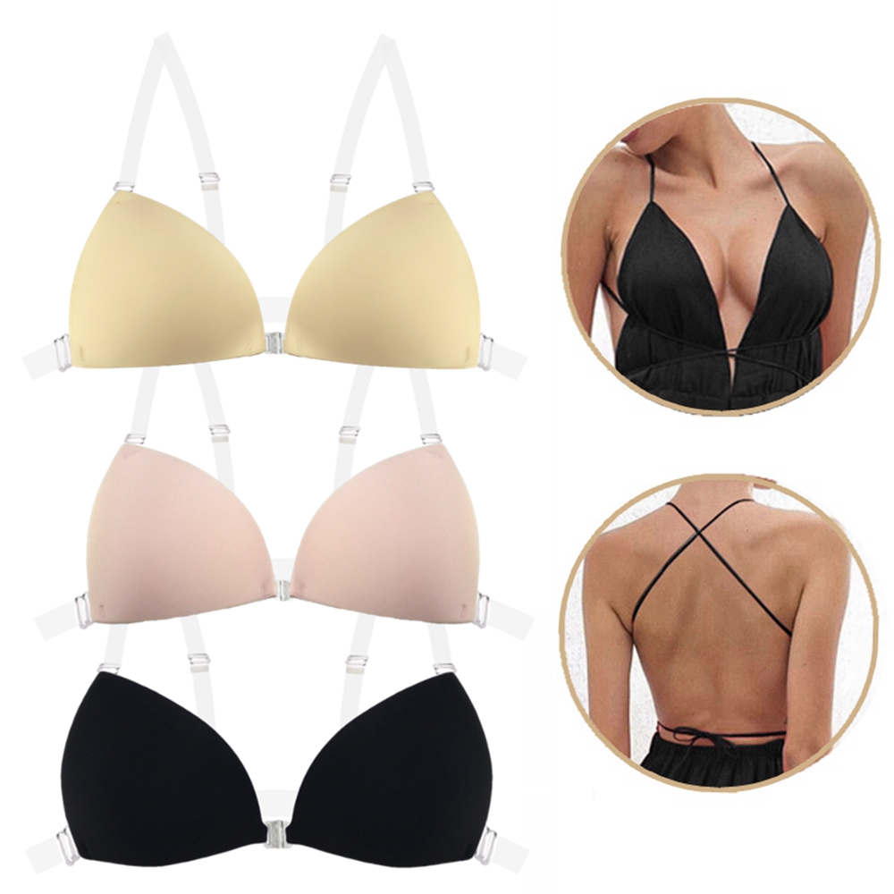 Push Up Bra Padded - Sutiã Adesivo de Silicone para Mulheres,