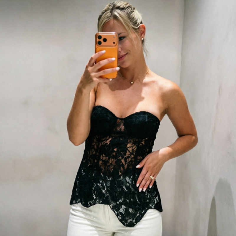 HXAO Top Tubo Feminino Tomara  - Strapless Bra Backless avaliação e preço