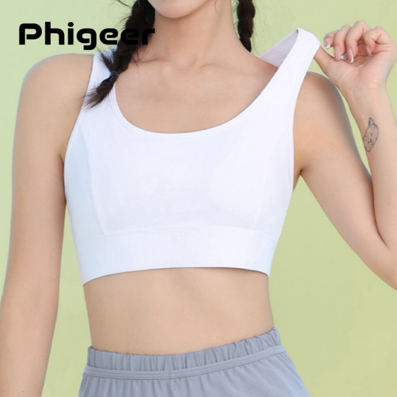 Phigeer mulheres sutiãs esport - Sports Bra High Impact avaliação e preço