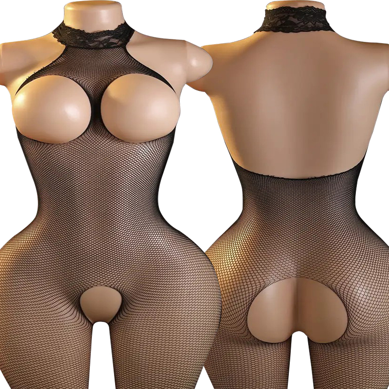 Conjunto de Lingerie Sexy em R - Bodystocking Fishnet avaliação e preço